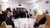 Belgium - European Council President Charles Michel meets with Armenian Prime Minister Nikol Pashinian and Azerbaijani President Ilham Aliev, Brussels, December 14, 2021.
