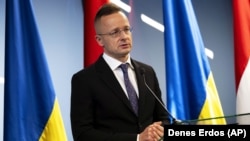 Міністар замежных спраў Вугоршчыны Пэтэр Сіярта, архіўнае фота