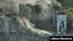 Бахмут, Донецкая область Украины. 26 апреля 2023 г.