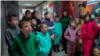 Украінскія дзеці з акупаваных тэрытоырй у Беларусі, архіўнае фота