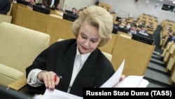 Ніны Астаніна, кіраўніцы камітэта Дзяржаўнай Думы Расеі па абароне сям’і, бацькоўства, мацярынства і дзяцінства, выступіла з чарговай сзаявай аб рэанімацыі СССР