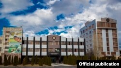 Armenia - The building of the Armenian Ministry of Emergency Situations, Yerevan.