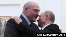 Аляксандар Лукашэнка і Ўладзімер Пуцін