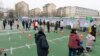 Red za masovno testiranje u Kini, u gradu Tianjin na severu države, 12. januar 2022. 