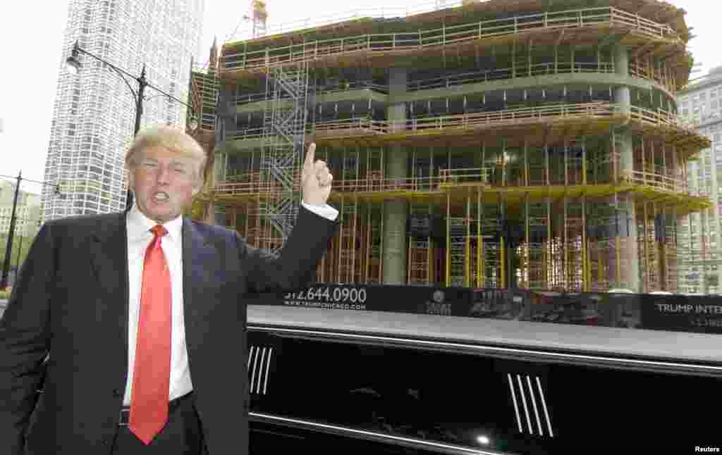 Отель и башня Трампа в процессе строительства в 2006 году &nbsp;