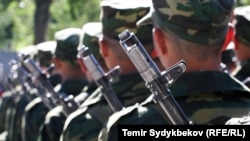 Кыргызстандын жоокерлери. Иллюстрациялык сүрөт.
