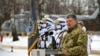 Президент Украины, Верховный главнокомандующий ВСУ Петр Порошенко с бойцами Сил специальных операций (ССО) на полигоне в Житомирской области, 17 января 2019 года