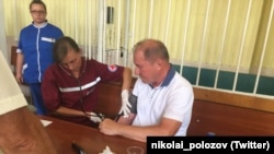 Ільмі Умерову міряють тиск у суді, 11 серпня 2016 року