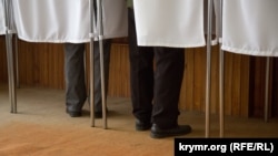 Qırımdaki Rusiye saylavlarında rey berüv, arhiv fotoresimi