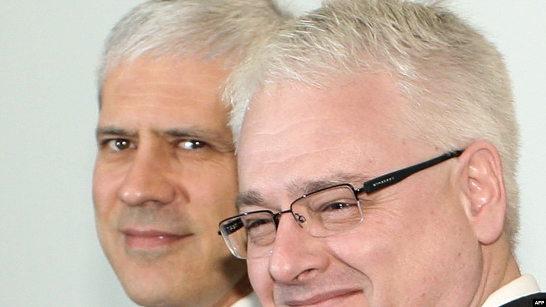 Predsjednik Srbije Boris Tadić i predsjednik Hrvatske Ivo Josipović u Zagrebu, studeni 2010