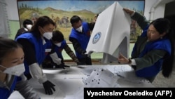 Бишкектеги шайлоо учуру.