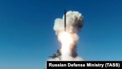 Запуск российской ракеты «Калибр». Иллюстративное фото